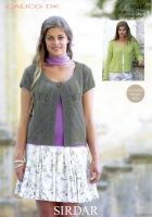 Knitting Pattern - Sirdar 9546 - Calico DK - Cardigans